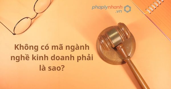 Không có mã ngành nghề kinh doanh phải là sao? 1 Không có mã ngành nghề kinh doanh phải là sao - tư vấn hỗ trợ pháp lý nhanh