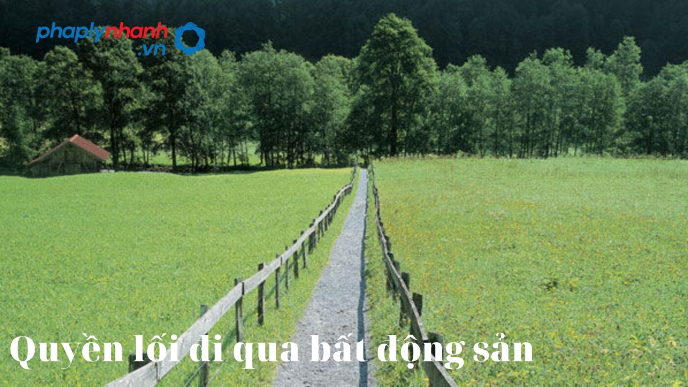 Điều kiện hưởng quyền về lối đi qua bất động sản là gì? 7 quyền lối đi-tư vấn, hỗ trợ pháp lý nhanh