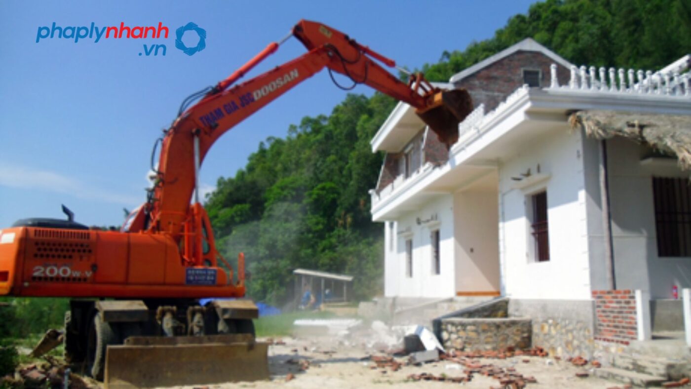 Nghiêm cấm xây dựng công trình trái phép trên đất 30 không được xây dựng -tư vấn hỗ tợ pháp lý nhanh