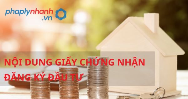 Các nội dung cơ bản Giấy chứng nhận đăng ký đầu tư được quy định theo luật đầu tư 2020? 4 Nội dung Giấy chứng nhận đăng ký đầu tư - hỗ trợ, tư vấn pháp lý nhanh