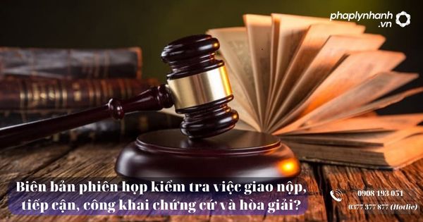 Biên bản phiên họp kiểm tra việc giao nộp, tiếp cận, công khai chứng cứ và hòa giải? 16 Biên bản phiên họp kiểm tra việc giao nộp, tiếp cận, công khai chứng cứ và hòa giải - Tư vấn, hỗ trợ pháp lý nhanh
