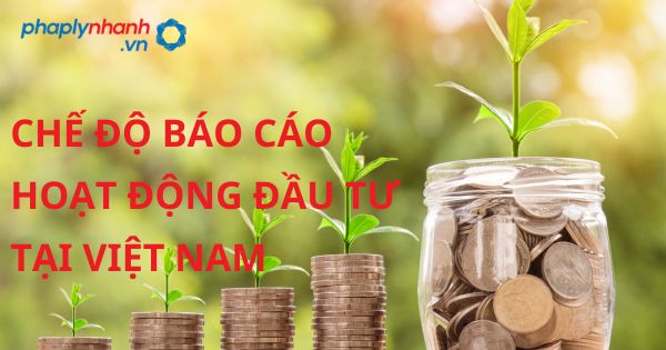 Chế độ báo cáo hoạt động đầu tư ở nước ngoài được quy định như thế nào? 29 CHẾ ĐỘ BÁO CÁO HOẠT ĐỘNG ĐẦU TƯ TẠI VIỆT NAM - HỖ TRỢ, TƯ VẤN PHÁP LÝ NHANH