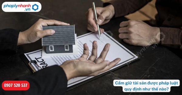 Cầm giữ tài sản được pháp luật quy định như thế nào? 1 Cầm giữ tài sản được pháp luật quy định như thế nào-Hỗ trợ, tư vấn pháp lý nhanh