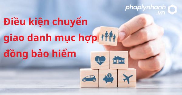 Điều kiện chuyển giao danh mục hợp đồng bảo hiểm theo luật kinh doanh bảo hiểm 2022? 1 Điều kiện chuyển giao danh mục hợp đồng bảo hiểm - hỗ trợ, tư vấn pháp lý nhanh