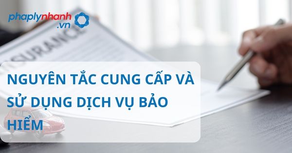 Các nguyên tắc cung cấp và sử dụng dịch vụ bảo hiểm theo luật kinh doanh bảo hiểm? 16 NGUYÊN TẮC CUNG CẤP VÀ SỬ DỤNG DỊCH VỤ BẢO HIỂM - HỖ TRỢ, TƯ VẤN PHÁP LÝ NHANH