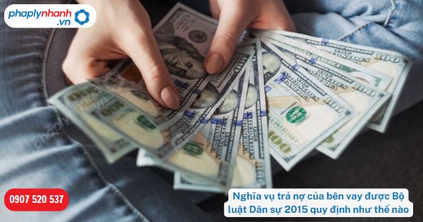 Nghĩa vụ trả nợ của bên vay được Bộ luật Dân sự 2015 quy định như thế nào? 1 Nghĩa vụ trả nợ của bên vay được Bộ luật Dân sự 2015 quy định như thế nào-Hỗ trợ, tư vấn pháp lý nhanh