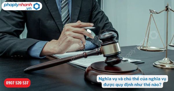 Nghĩa vụ và chủ thể của nghĩa vụ theo quy định của pháp luật? 17 Nghĩa vụ và chủ thể của nghĩa vụ được quy định như thế nào-Hỗ trợ, tư vấn pháp lý nhanh