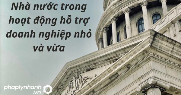 Nhà nước trong hoạt động hỗ trợ doanh nghiệp nhỏ và vừa 1 Nhà nước trong hoạt động hỗ trợ doanh nghiệp nhỏ và vừa - tư vấn hỗ trợ pháp lý nhanh