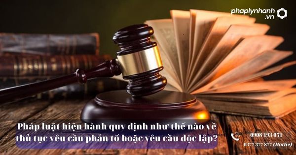 Thủ tục yêu cầu phản tố hoặc yêu cầu độc lập? 9 thủ tục yêu cầu phản tố hoặc yêu cầu độc lập - Tư vấn, hỗ trợ pháp lý nhanh