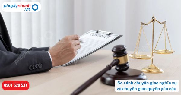 Chuyển giao nghĩa vụ và chuyển giao quyền yêu cầu giống và khác nhau như thế nào? 3 So sánh chuyển giao nghĩa vụ và chuyển giao quyền yêu cầu-Hỗ trợ, tư vấn pháp lý nhanh