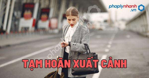 Tạm hoãn xuất cảnh - Tư vấn, hỗ trợ pháp lý nhanh