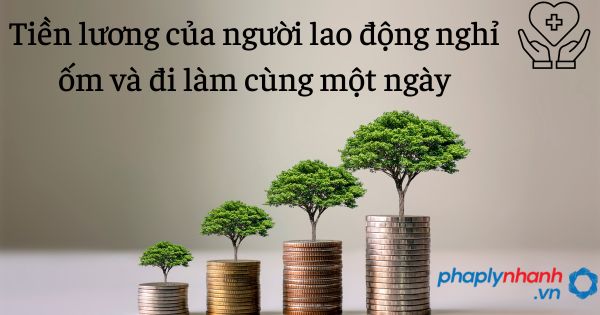 Tiền lương của người lao động nghỉ ốm và đi làm cùng một ngày 1 Tiền lương của người lao động nghỉ ốm và đi làm cùng một ngày - tư vấn hỗ trợ pháp lý nhanh