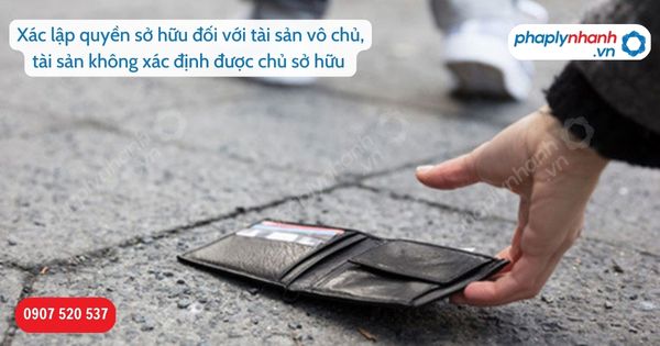 Xác lập quyền sở hữu đối với tài sản vô chủ, tài sản không xác định được chủ sở hữu được quy định như thế nào? 1 Xác lập quyền sở hữu đối với tài sản vô chủ, tài sản không xác định được chủ sở hữu-Hỗ trợ, tư vấn pháp lý nhanh