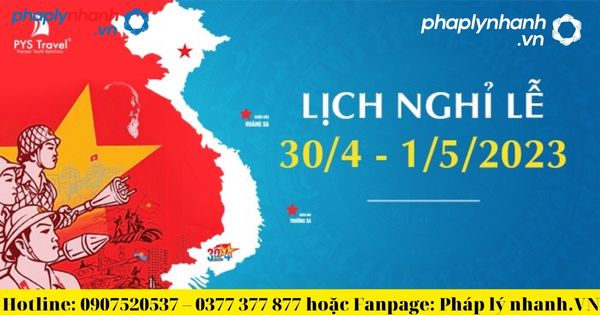 Trường hợp đi làm ngày lễ 30/4, 1/5 thì được hưởng lương như thế nào? 16 Đi làm ngày lễ 30/4-tư vấn, hỗ trợ pháp lý nhanh