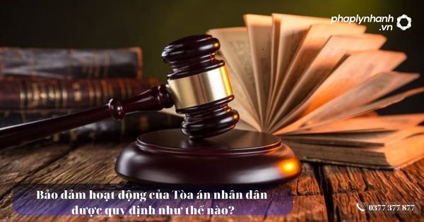 Bảo đảm hoạt động của Tòa án nhân dân được quy định như thế nào? 12 Bảo đảm hoạt động của Tòa án nhân dân được quy định như thế nào - Tư vấn, hỗ trợ pháp lý nhanh