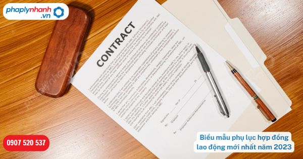 Biểu mẫu phụ lục hợp đồng lao động mới nhất năm 2023 1 Biểu mẫu phụ lục hợp đồng lao động mới nhất năm 2023-Hỗ trợ, tư vấn pháp lý nhanh