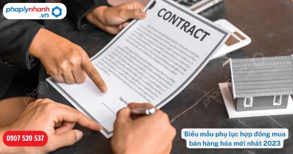 Biểu mẫu phụ lục hợp đồng mua bán hàng hóa mới nhất 2023 1 Biểu mẫu phụ lục hợp đồng mua bán hàng hóa mới nhất 2023-Hỗ trợ, tư vấn pháp lý nhanh