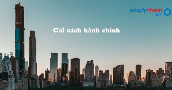 Cải cách hành chính - hỗ trợ, tư vấn pháp lý nhanh