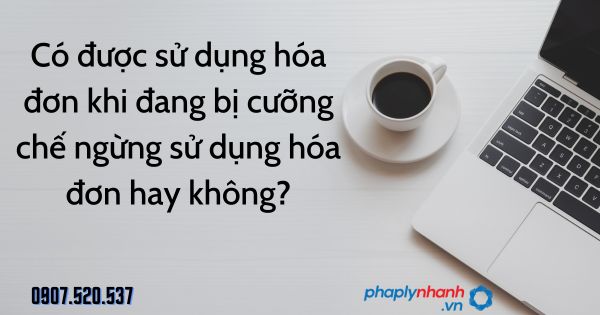 Có được sử dụng hóa đơn khi đang bị cưỡng chế ngừng sử dụng hóa đơn hay không? 13 Có được sử dụng hóa đơn khi đang bị cưỡng chế ngừng sử dụng hóa đơn hay không - tư vấn hỗ trợ pháp lý nhanh