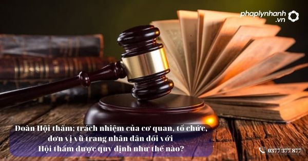 Đoàn Hội thẩm; trách nhiệm của cơ quan, tổ chức, đơn vị vũ trang nhân dân đối với Hội thẩm được quy định như thế nào? 13 Đoàn Hội thẩm; trách nhiệm của cơ quan, tổ chức, đơn vị vũ trang nhân dân đối với Hội thẩm được quy định như thế nào - Tư vấn, hỗ trợ pháp lý nhanh