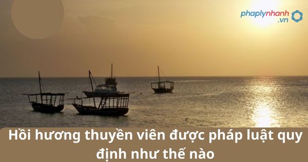 Hồi hương thuyền viên được pháp luật quy định như thế nào 1 Hồi hương thuyền viên được pháp luật quy định như thế nào