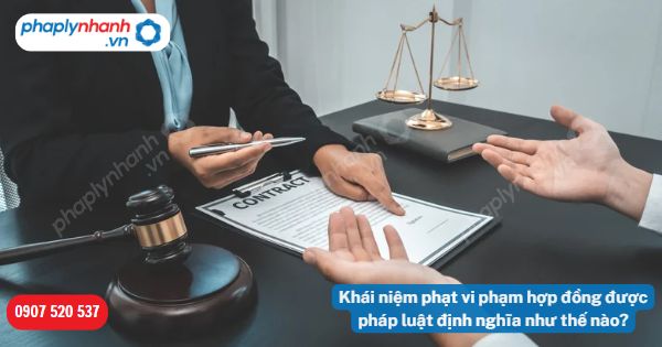 Khái niệm phạt vi phạm hợp đồng được pháp luật định nghĩa như thế nào? 1 Khái niệm phạt vi phạm hợp đồng được pháp luật định nghĩa như thế nào-Hỗ trợ, tư vấn pháp lý nhanh