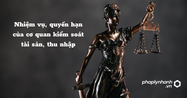 Nhiệm vụ, quyền hạn của Cơ quan kiểm soát tài sản, thu nhập như thế nào? 1 Nhiệm vụ, quyền hạn của cơ quan kiểm soát tài sản, thu nhập - hỗ trợ, tư vấn pháp lý nhanh