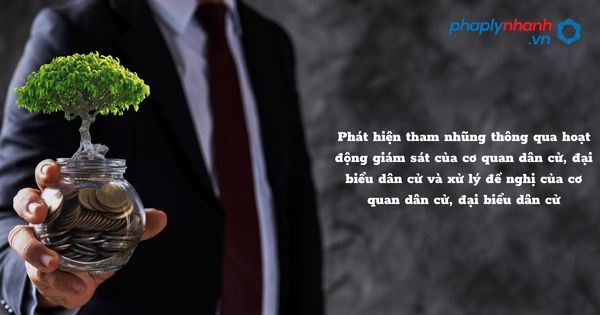 Phát hiện tham nhũng thông qua hoạt động giám sát của cơ quan dân cử, đại biểu dân cử và xử lý đề nghị của cơ quan dân cử, đại biểu dân cử như thế nào? 1 Phát hiện tham nhũng thông qua hoạt động giám sát của cơ quan dân cử, đại biểu dân cử và xử lý đề nghị của cơ quan dân cử, đại biểu dân cử - hỗ trợ, tư vấn pháp lý nhanh
