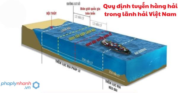 Quy định tuyến hàng hải trong lãnh hải Việt Nam