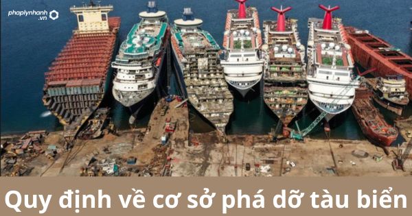Quy định về cơ sở phá dỡ tàu biển 1 Quy định về cơ sở phá dỡ tàu biển