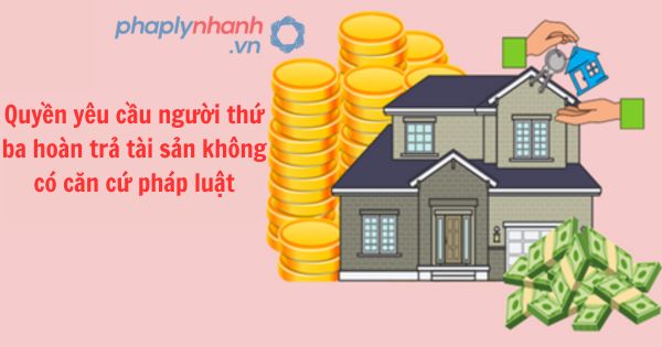 Quyền yêu cầu người thứ ba hoàn trả tài sản không có căn cứ pháp luật. 1 Quyền yêu cầu người thứ ba hoàn trả tài sản không có căn cứ pháp luật.