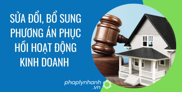 SỬA ĐỔI, BỔ SUNG PHƯƠNG ÁN PHỤC HỒI HOẠT ĐỘNG KINH DOANH