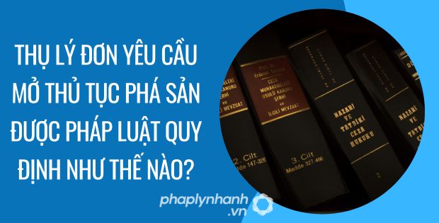 THỤ LÝ ĐƠN YÊU CẦU MỞ THỦ TỤC PHÁ SẢN ĐƯỢC PHÁP LUẬT QUY ĐỊNH NHƯ THẾ NÀO? 1 THỤ LÝ ĐƠN YÊU CẦU MỞ THỦ TỤC PHÁ SẢN ĐƯỢC PHÁP LUẬT QUY ĐỊNH NHƯ THẾ NÀO