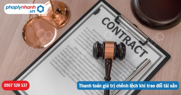 Thanh toán giá trị chênh lệch khi trao đổi tài sản theo quy định của Bộ luật Dân sự 2015 1 Thanh toán giá trị chênh lệch khi trao đổi tài sản-Hỗ trợ, tư vấn pháp lý nhanh