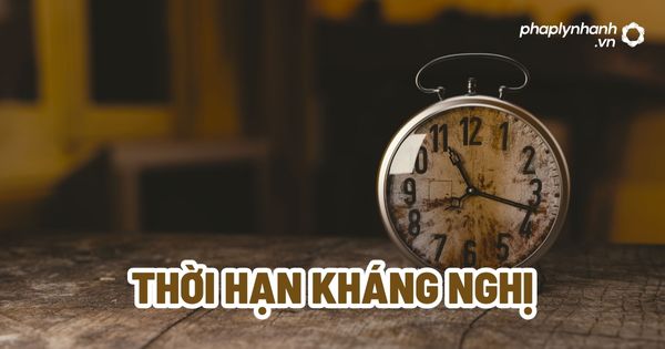 Thời hạn kháng nghị? 4 Thời hạn kháng nghị - Tư vấn, hỗ trợ pháp lý nhanh