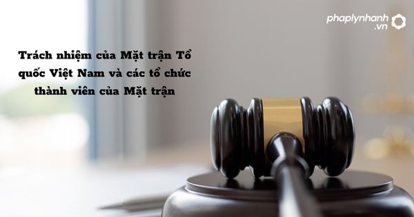 Trách nhiệm của Mặt trận Tổ quốc Việt Nam và các tổ chức thành viên của Mặt trận - hỗ trợ, tư vấn pháp lý nhanh