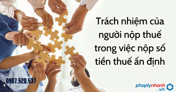 Trách nhiệm của người nộp thuế trong việc nộp số tiền thuế ấn định theo Luật quản lý thuế 2019 1 Trách nhiệm của người nộp thuế trong việc nộp số tiền thuế ấn định - tư vấn hỗ trợ pháp lý nhanh