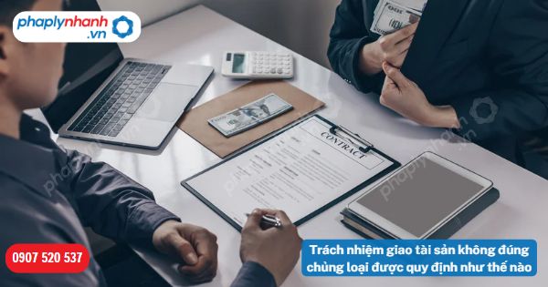 Trách nhiệm giao tài sản không đúng chủng loại được quy định như thế nào? 1 Trách nhiệm giao tài sản không đúng chủng loại được quy định như thế nào-Hỗ trợ, tư vấn pháp lý nhanh