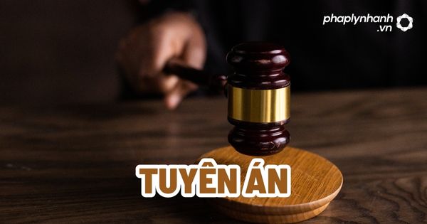 Tuyên án là gì? 1 Tuyên án - Tư vấn, hỗ trợ pháp lý nhanh