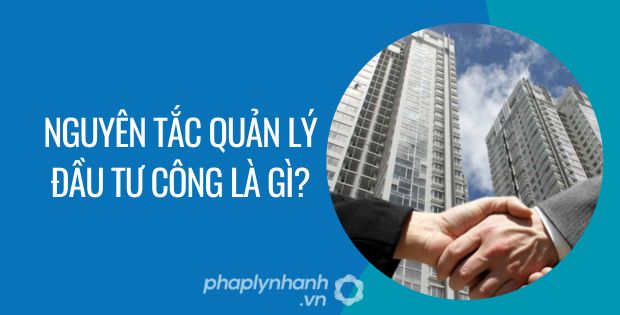 NGUYÊN TẮC QUẢN LÝ ĐẦU TƯ CÔNG LÀ GÌ? 1 nguyên tắc quản lý đầu tư công là gì - Tư vấn hỗ trợ phaplynhanh