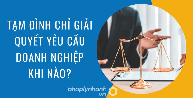 TẠM ĐÌNH CHỈ GIẢI QUYẾT YÊU CẦU DOANH NGHIỆP MẤT KHẢ NĂNG THANH TOÁN THỰC HIỆN NGHĨA VỤ TÀI SẢN 19 tạm đình chỉ giải quyết yêu cầu doanh nghiệp khi nào