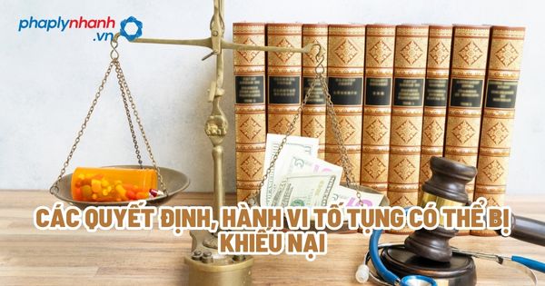 Các quyết định, hành vi tố tụng có thể bị khiếu nại? 19 Các quyết định, hành vi tố tụng có thể bị khiếu nại - Tư vấn, hỗ trợ pháp lý nhanh