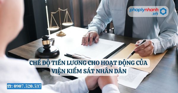 Chế độ tiền lương, phụ cấp cho hoạt động của Viện kiểm sát nhân dân 1 Chế độ tiền lương cho hoạt động của Viện kiểm sát nhân dân - Tư vấn, hỗ rợ pháp lý nhanh