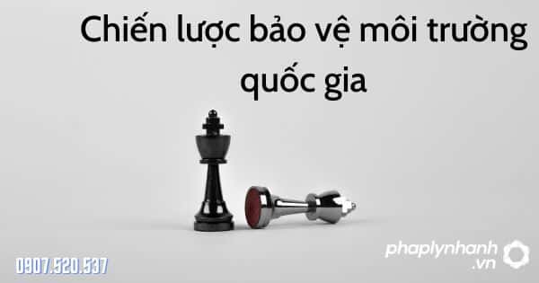 Chiến lược bảo vệ môi trường quốc gia - tư vấn hỗ trợ pháp lý nhanh