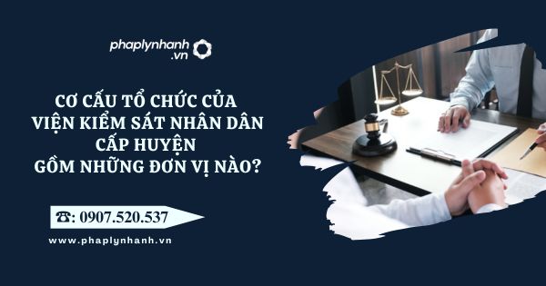 Cơ cấu tổ chức của Viện kiểm sát nhân dân cấp huyện gồm những đơn vị nào? 21 Viện kiểm sát nhân dân cấp huyện - Tư vấn, hỗ trợ pháp lý nhanh