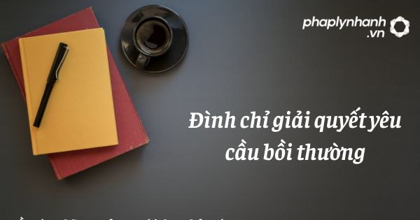 Đình chỉ giải quyết yêu cầu bồi thường được quy định như thế nào? 1 Đình chỉ giải quyết yêu cầu bồi thường - hỗ trợ, tư vấn pháp lý nhanh