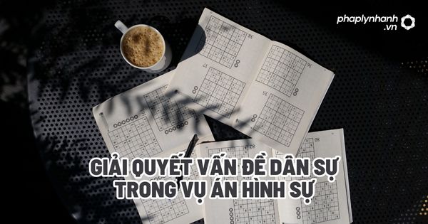 Giải quyết vấn đề dân sự trong vụ án hình sự? 1 Giải quyết vấn đề dân sự trong vụ án hình sự - Tư vấn, hỗ trợ pháp lý nhanh