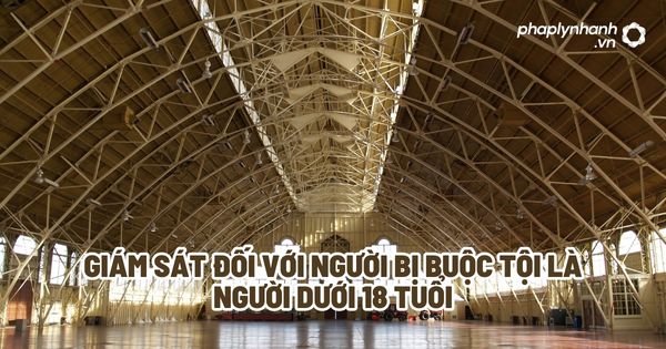 Giám sát đối với người bị buộc tội là người dưới 18 tuổi? 17 Giám sát đối với người bị buộc tội là người dưới 18 tuổi - Tư vấn, hỗ trợ pháp lý nhanh