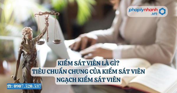 Kiểm sát viên là gì? 15 Kiểm sát viên là gì - Tư vấn, hỗ trợ pháp lý nhanh