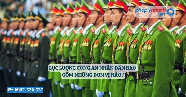 Lực lượng Công an nhân dân bao gồm những đơn vị nào? 3 Lực lượng Công an nhân dân bao gồm những đơn vị nào?